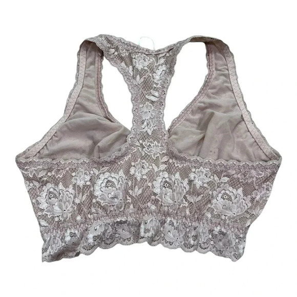 Cosabella Beige Never Say Never CURVY Racie Racerback Bralette M - Picture 2 of 4